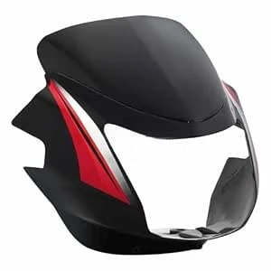 HEAD LIGHT VISOR WITH GLASS STAR CVTI 110CC LATEST (TYPE-3)