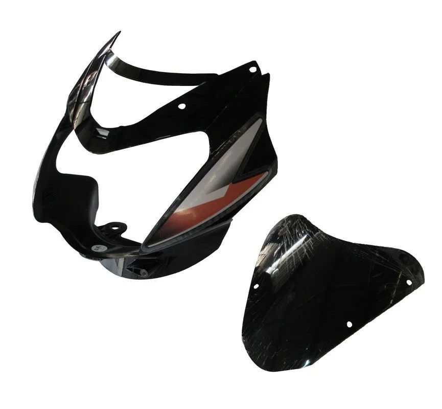 HEAD LIGHT VISOR STAR SPORT O/M BLACK (COPPER STICKER)