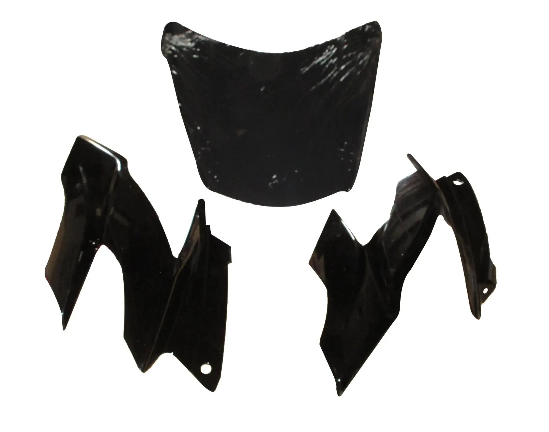 HEAD LIGHT VISOR APACHE RTR N/M BLACK