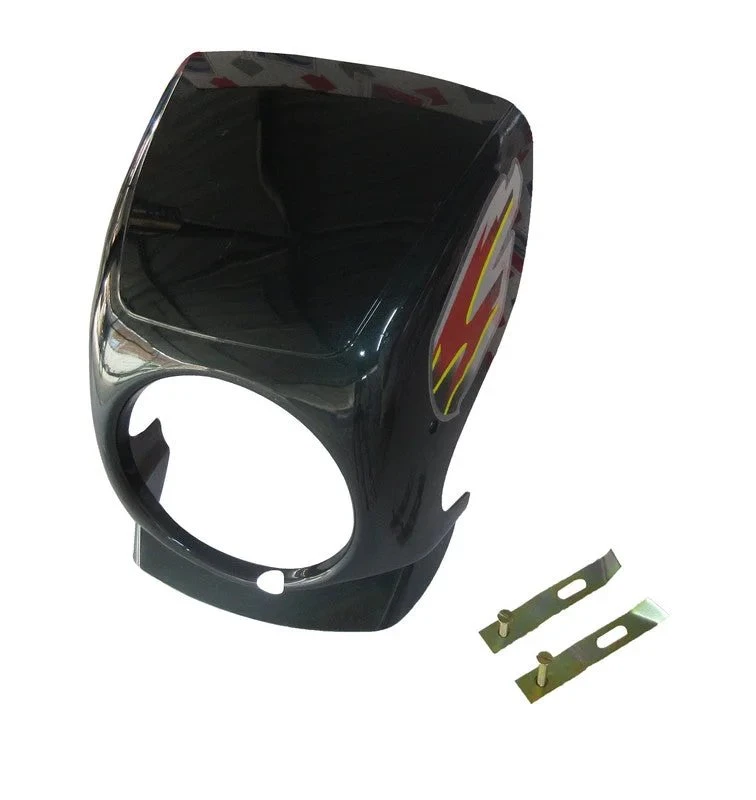 HEAD LIGHT VISOR TVS XL SUPER GREEN