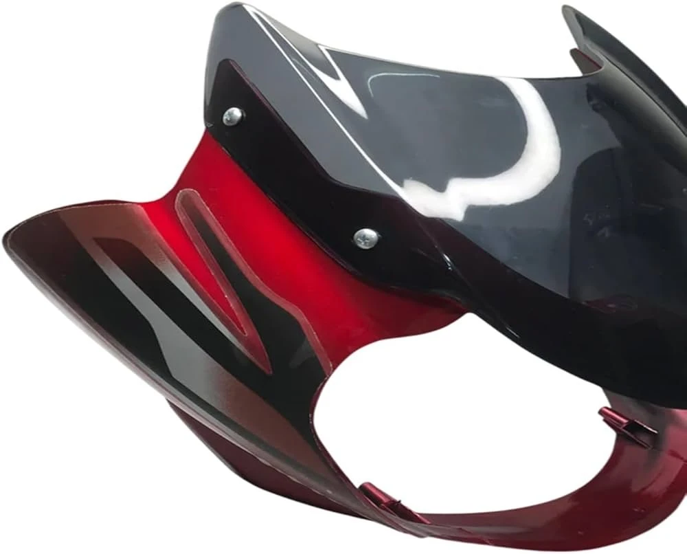 HEAD LIGHT VISOR DISCOVER 150CC N/M W.RED
