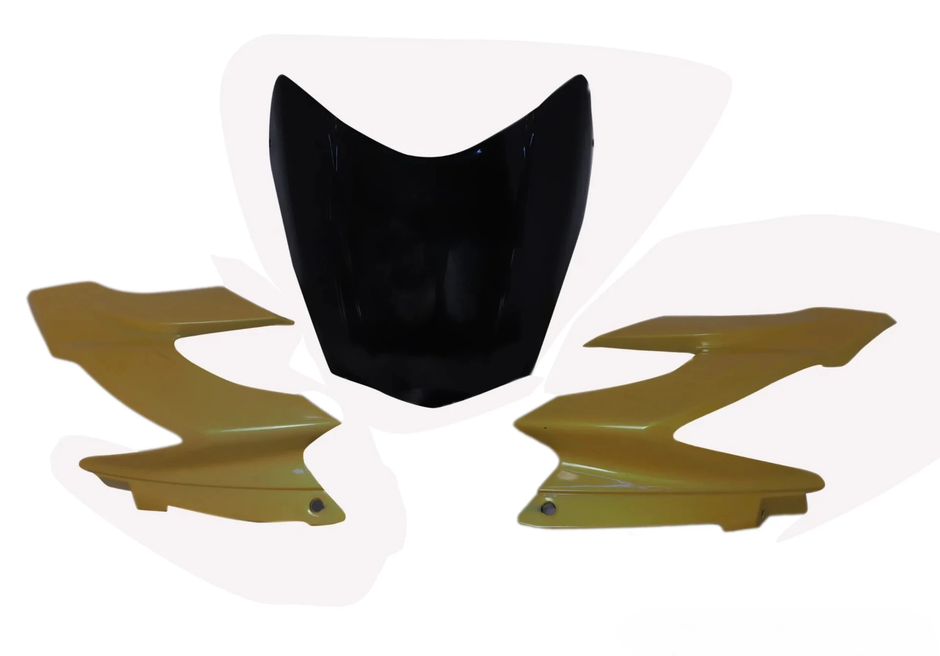 HEAD LIGHT VISOR APACHE RTR N/M YELLOW