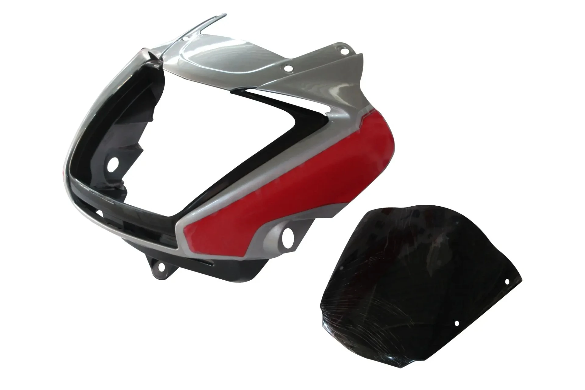 HEAD LIGHT VISOR SPLENDOR I-SMART S.RED