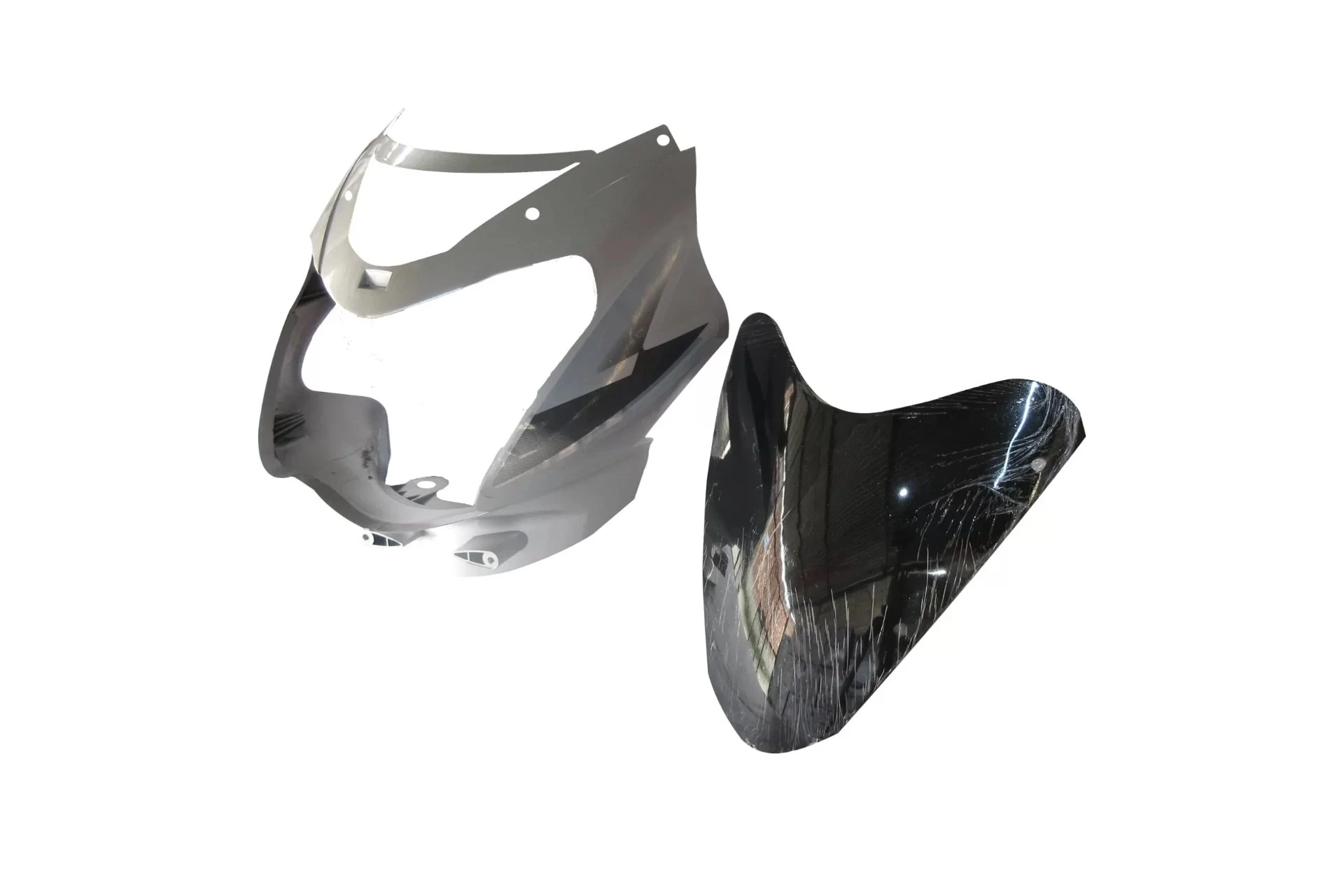 HEAD LIGHT VISOR STAR SPORT O/M SILVER