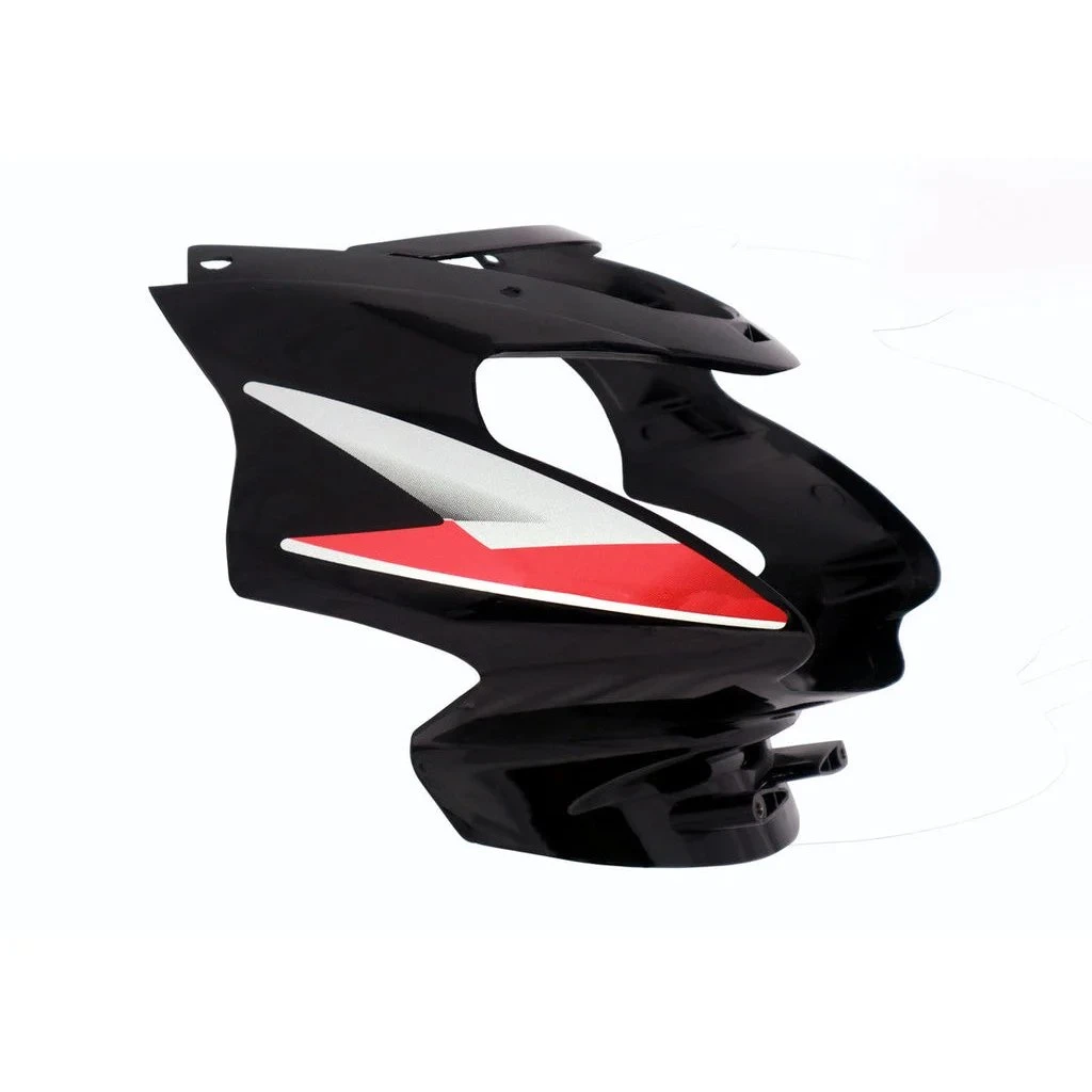 HEAD LIGHT VISOR STAR SPORT O/M BLACK (RED STICKER)
