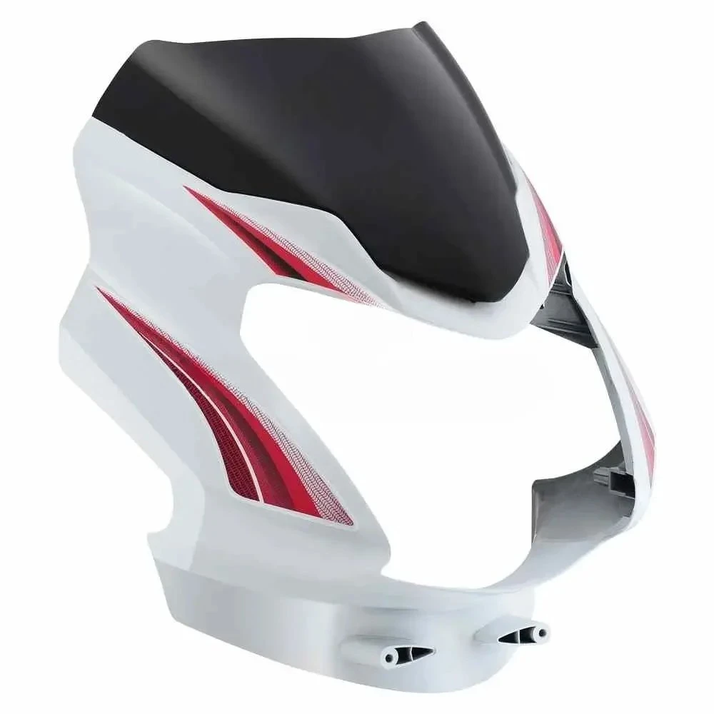 HEAD LIGHT VISOR WITH GLASS STAR SPORT LATEST (TYPE-3) DAZIN