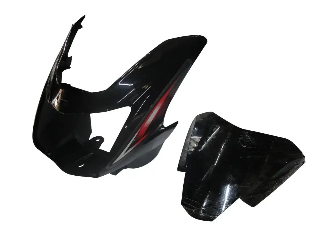 HEAD LIGHT VISOR STAR CVTI 110CC N/M BLACK (RED STICKER)