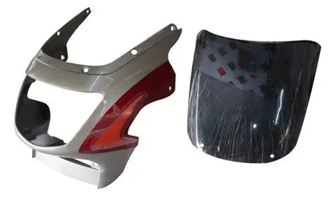 HEAD LIGHT VISOR GLASS CBZ