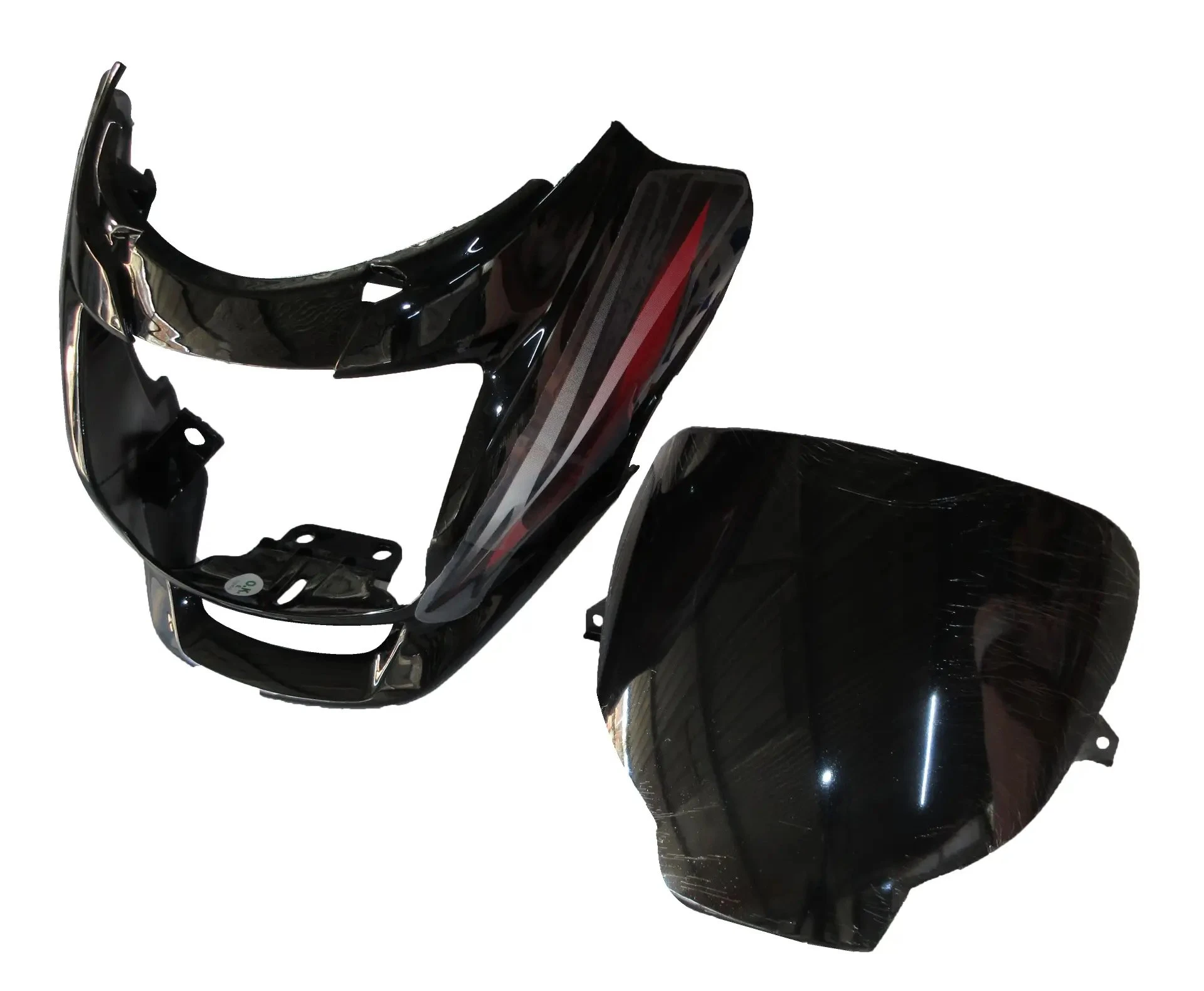 HEAD LIGHT VISOR SUPER SPLENDOR LATEST (TYPE-2) BLACK (RED S