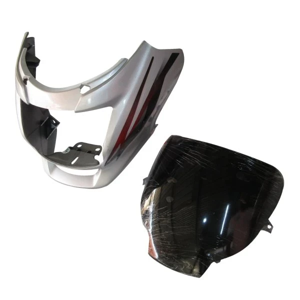 HEAD LIGHT VISOR SUPER SPLENDOR LATEST (TYPE-2) SILVER