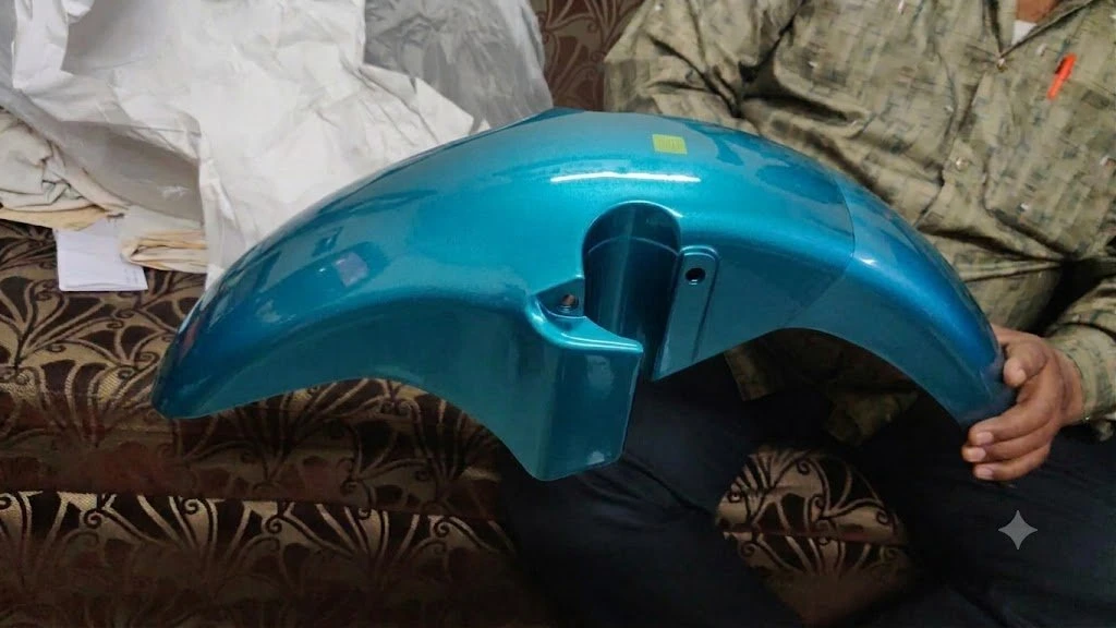 FRONT MUDGUARD KARIZMA TURQUOISE BLUE