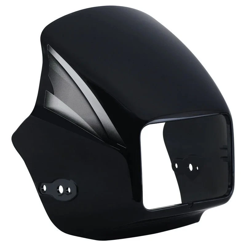 HEAD LIGHT VISOR SPLENDOR PRO BLACK (SILVER STICKER)