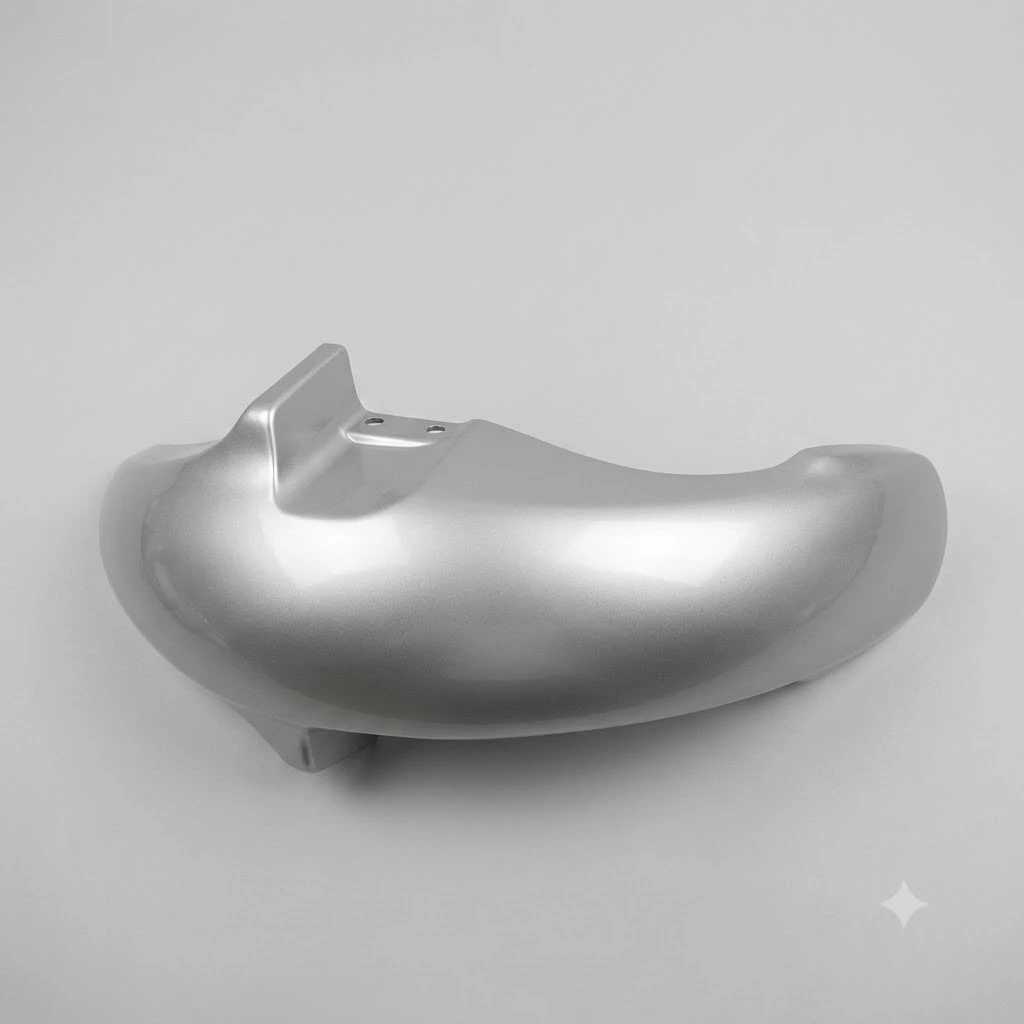 FRONT MUDGUARD CD DLX/SPLD. NXG SILVER
