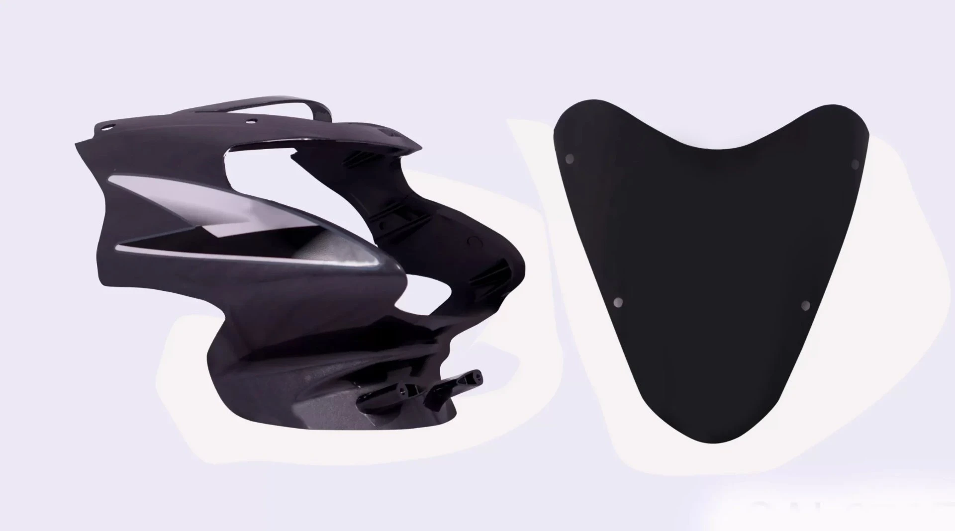 HEAD LIGHT VISOR STAR SPORT O/M GREY