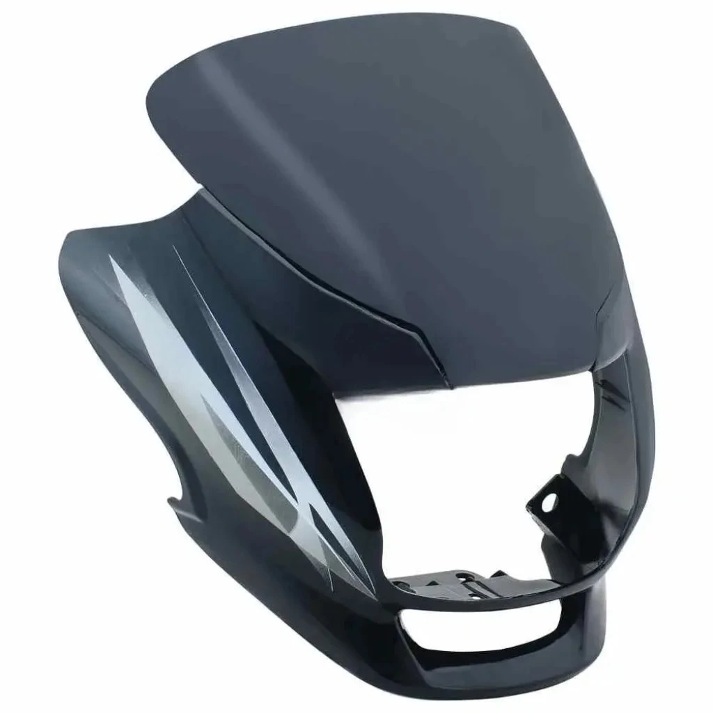 HEAD LIGHT VISOR SUPER SPLENDOR LATEST (TYPE-2) BLACK (GREY