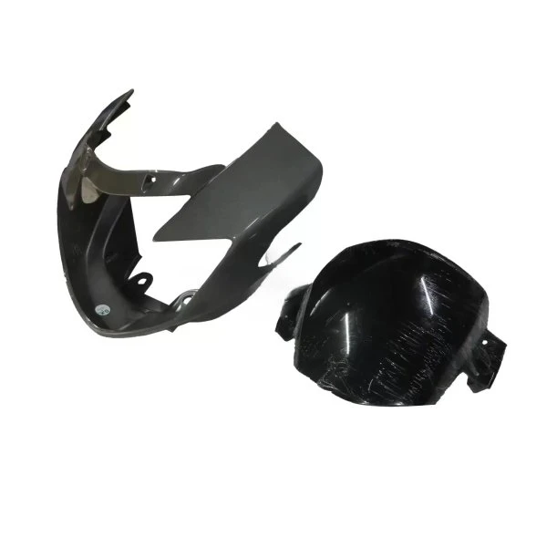 HEAD LIGHT VISOR APACHE RTR 160/CC GLOSSY GREY