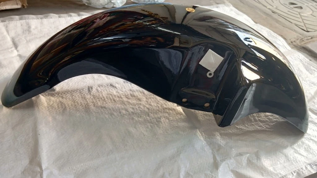 FRONT MUDGUARD CD DLX/SPLD. NXG BLACK