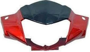 HEAD LIGHT VISOR WITH GLASS MAESTRO RED