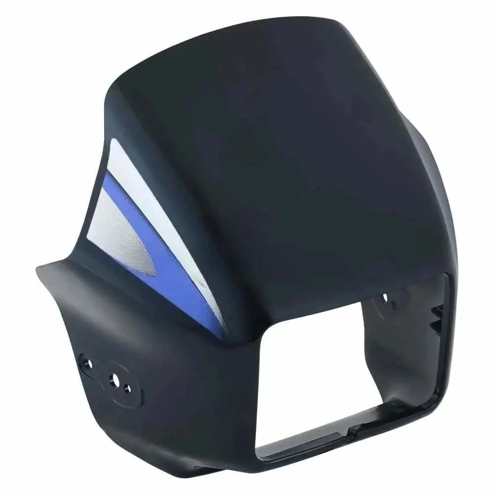 HEAD LIGHT VISOR SPLENDOR A/W BLACK (BLUE STICKER)