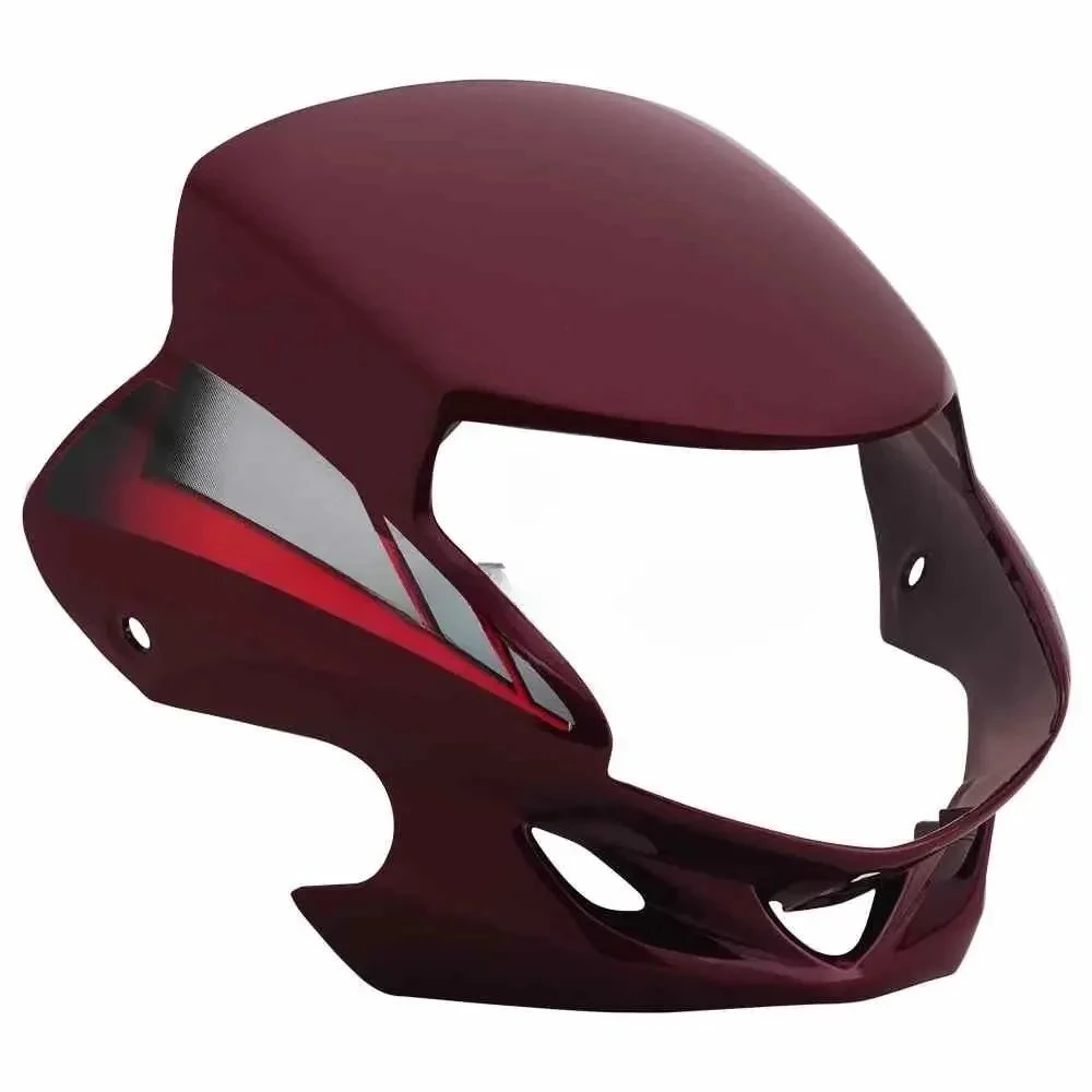 HEAD LIGHT VISOR HF DELUXE W.RED