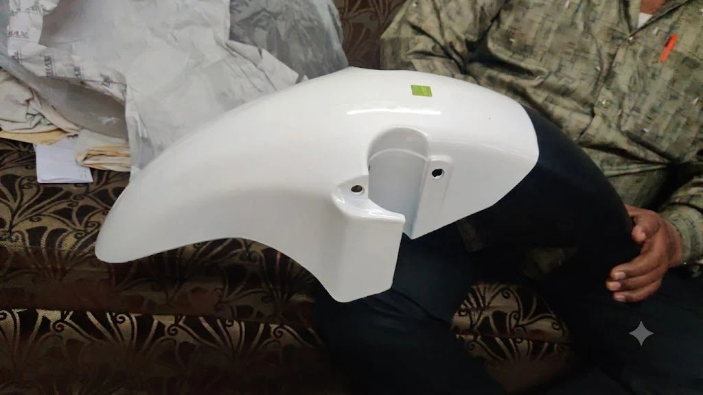 FRONT MUDGUARD KARIZMA SPORTS WHITE