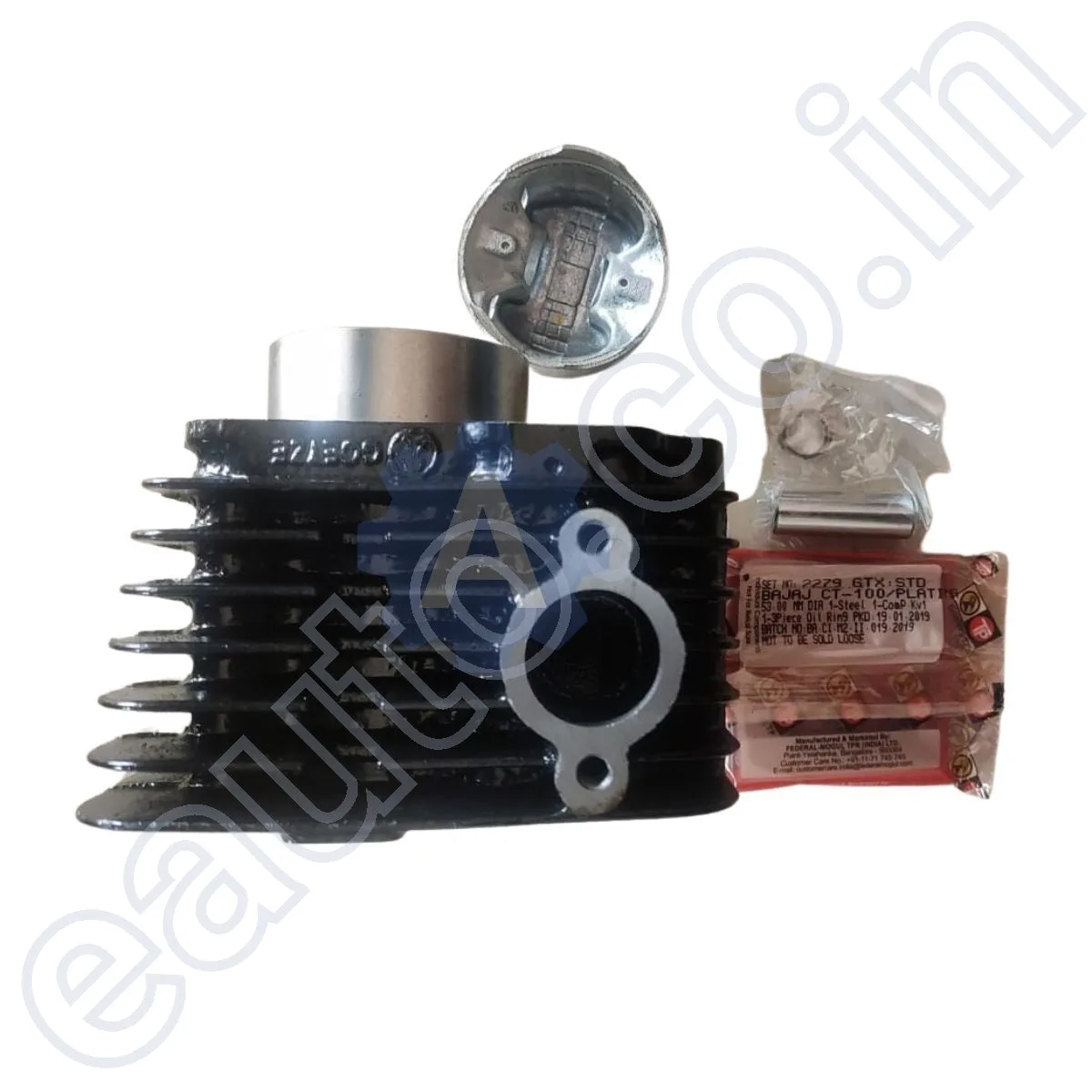 Genuine Engine Block Kit for Bajaj CT 100 | Boxer CT | (Bore Piston or Cylinder Piston) 4
