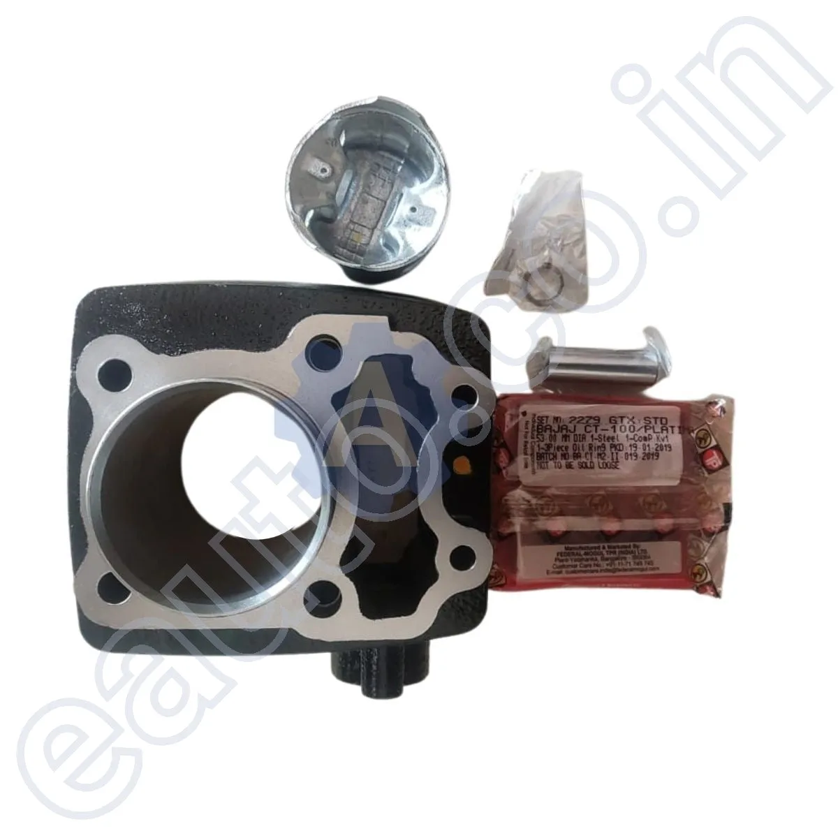 Genuine Engine Block Kit for Bajaj CT 100 | Boxer CT | (Bore Piston or Cylinder Piston) 6