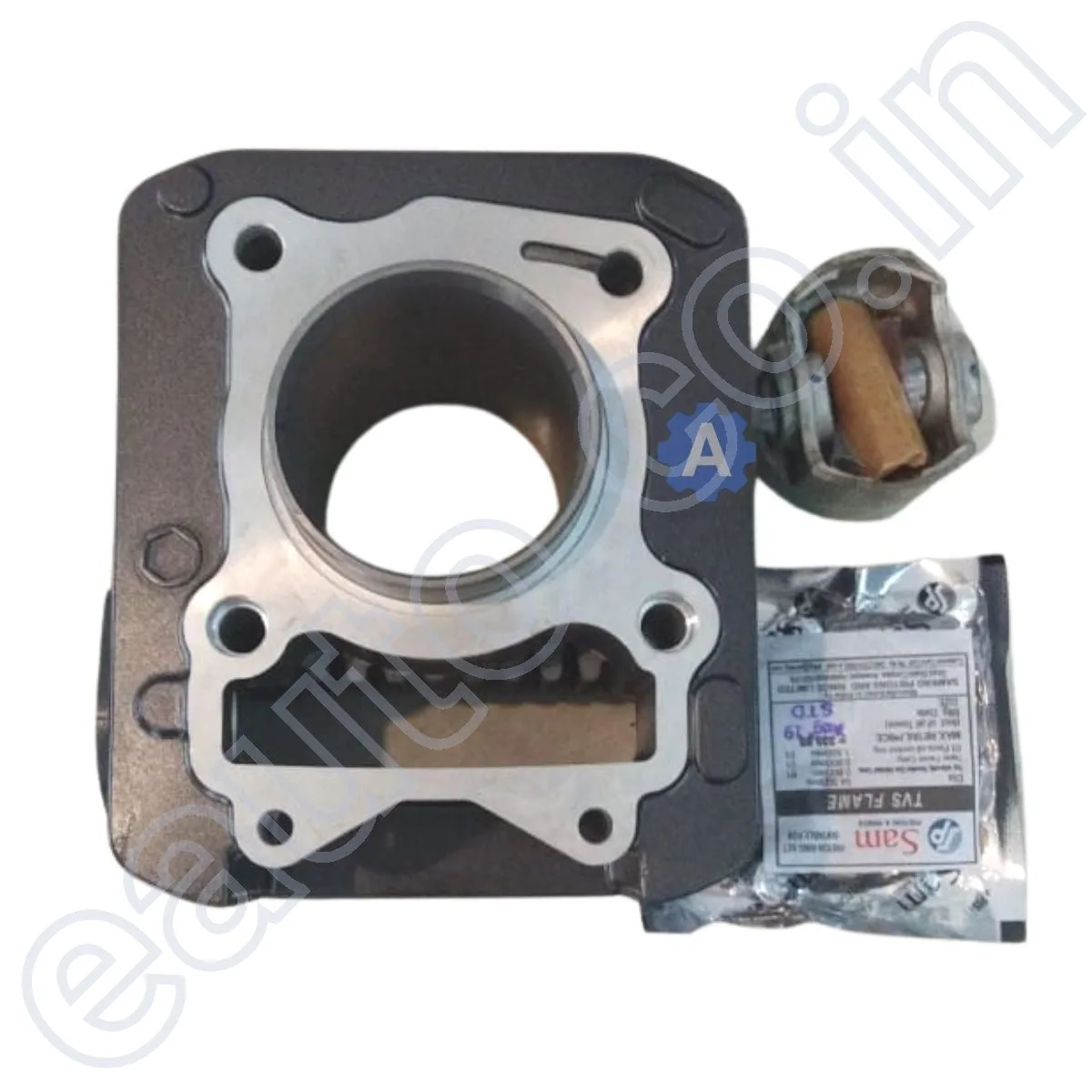 Genuine Engine Block Kit for TVS Flame (Bore Piston or Cylinder Piston) 4
