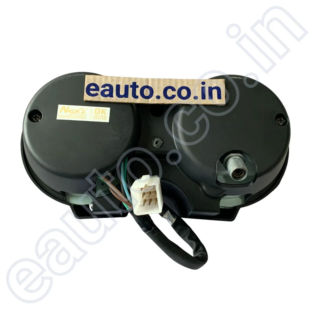 Eauto Analog Speedometer Assembly for Bajaj Platina 100 | 8 Pin White Coupler 2
