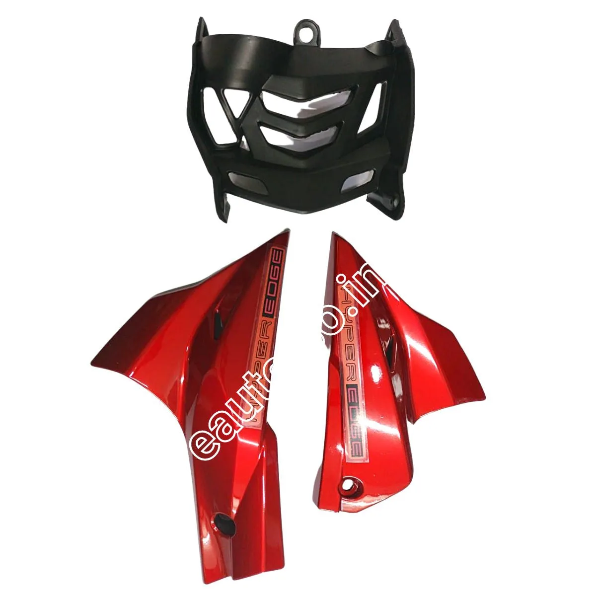 Engine Guard & Lower Guard for TVS Apache RTR 160 New Model | RTR 180 New Model | Shiny Red