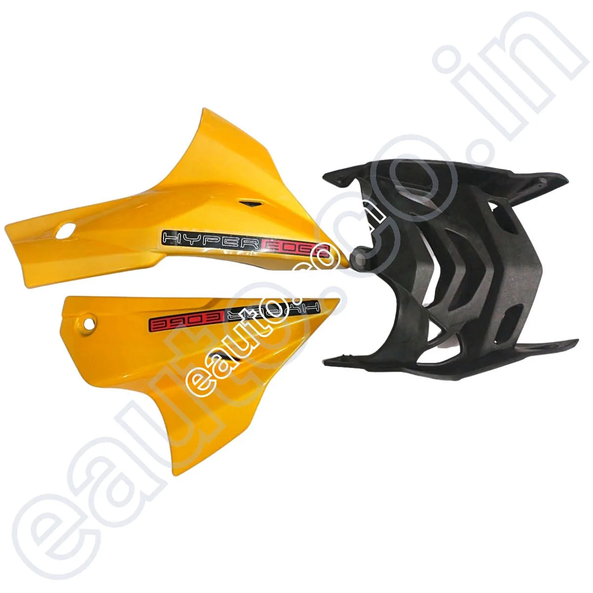 Engine Guard & Lower Guard  for TVS Apache RTR 160 New Model | RTR 180 New Model | Yellow 2
