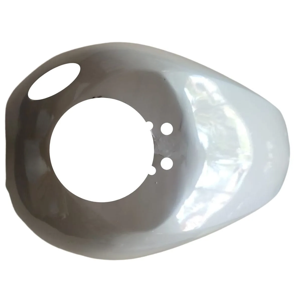 Enson Front Steel Mudguard for Honda Activa New Model/ 110/ 3G/ 4G (White)