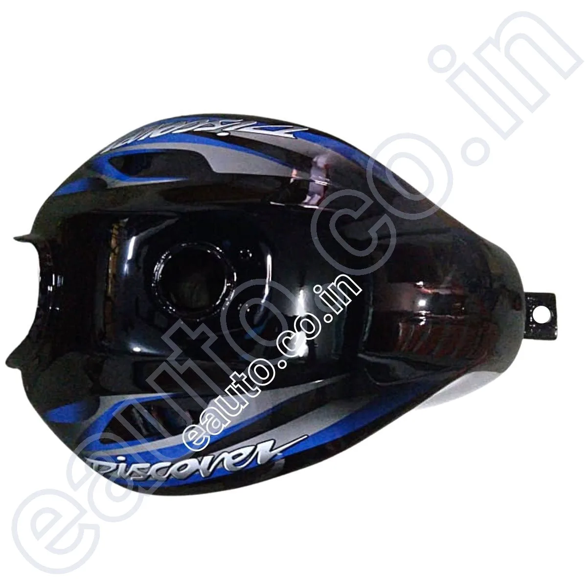 Ensons Petrol Tank for Bajaj Discover 125M/ 100M (Black/Blue) 2