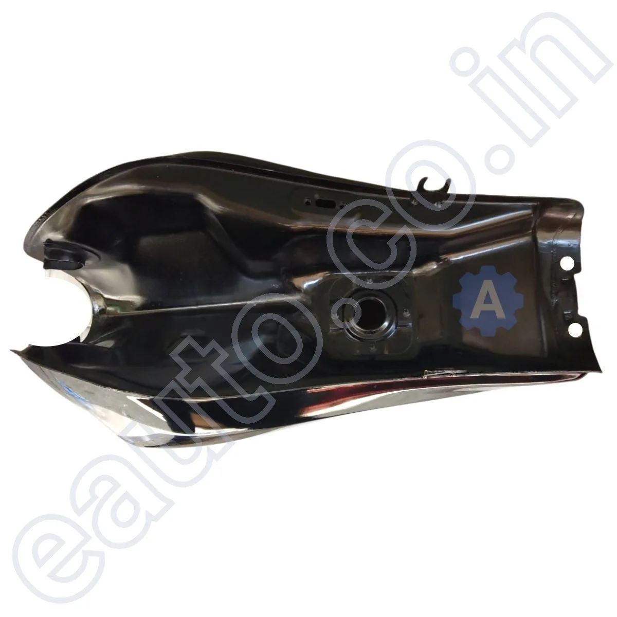 Ensons Petrol Tank for Bajaj Platina 125 (Black/Blue) 4