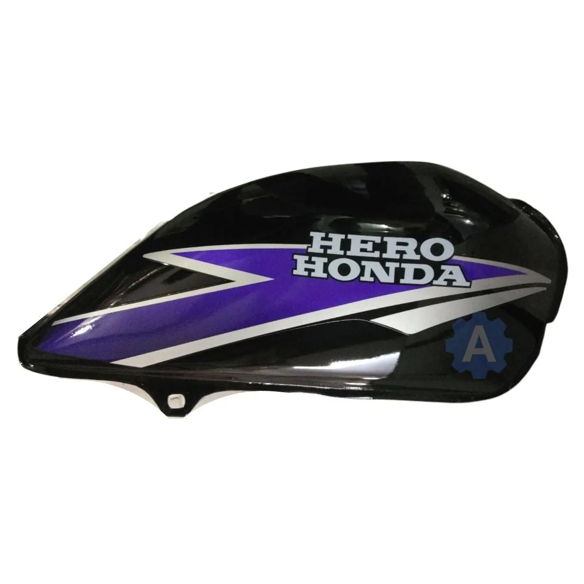 Ensons Petrol Tank for Hero CD Dawn Deluxe (Black/Blue)