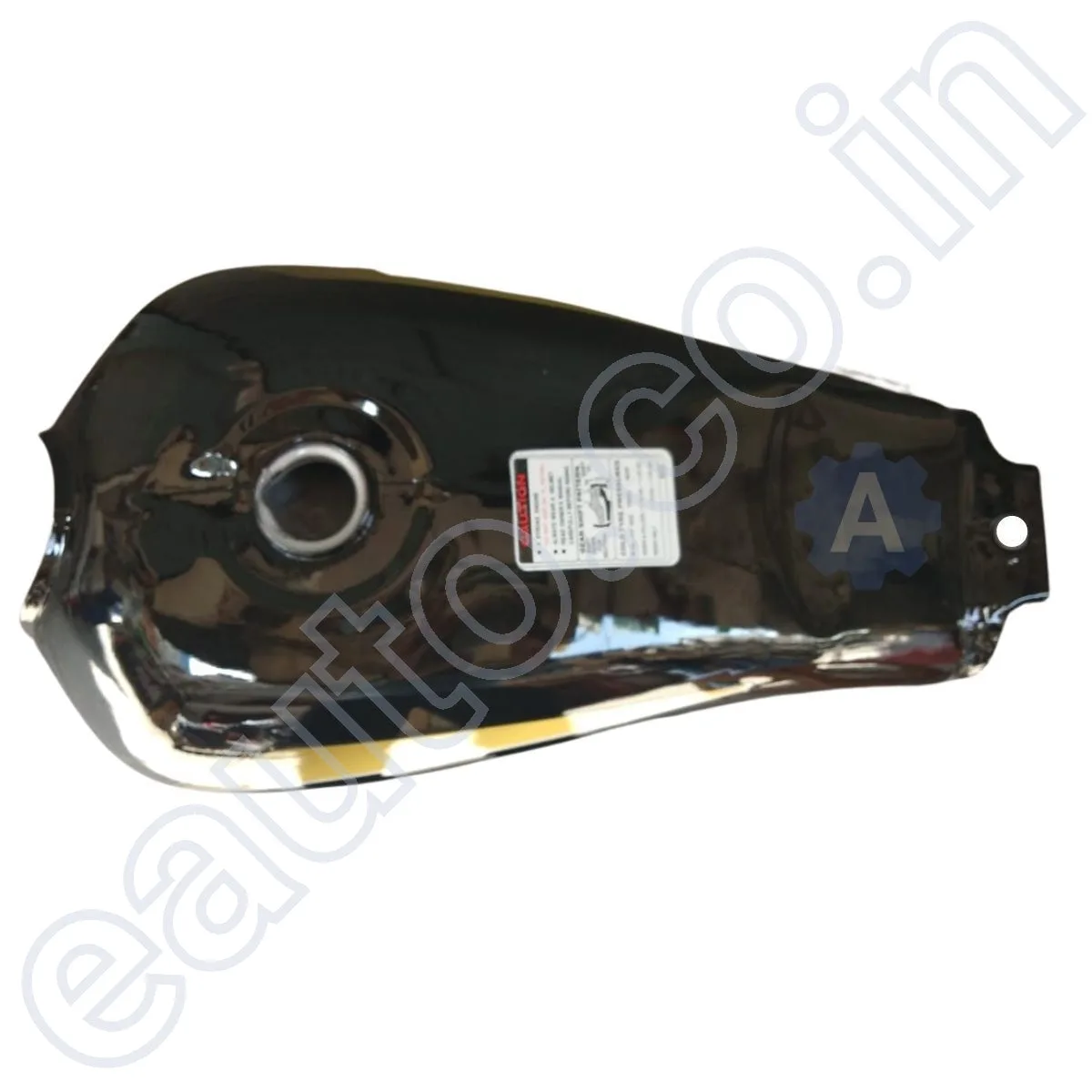 Ensons Petrol Tank for Hero CD Dawn (Black/Blue) 3