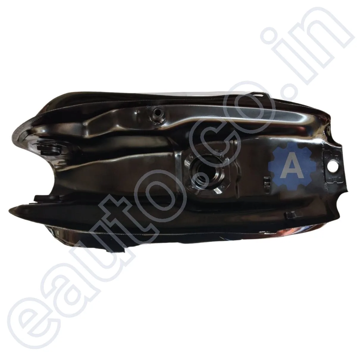 Ensons Petrol Tank for Hero Passion Plus Alloy Wheel (Black/Blue) 4
