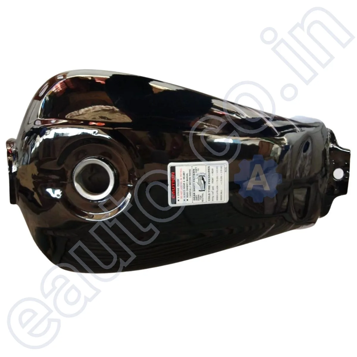 Ensons Petrol Tank for Hero Passion Old Model (Black/Golden) 3