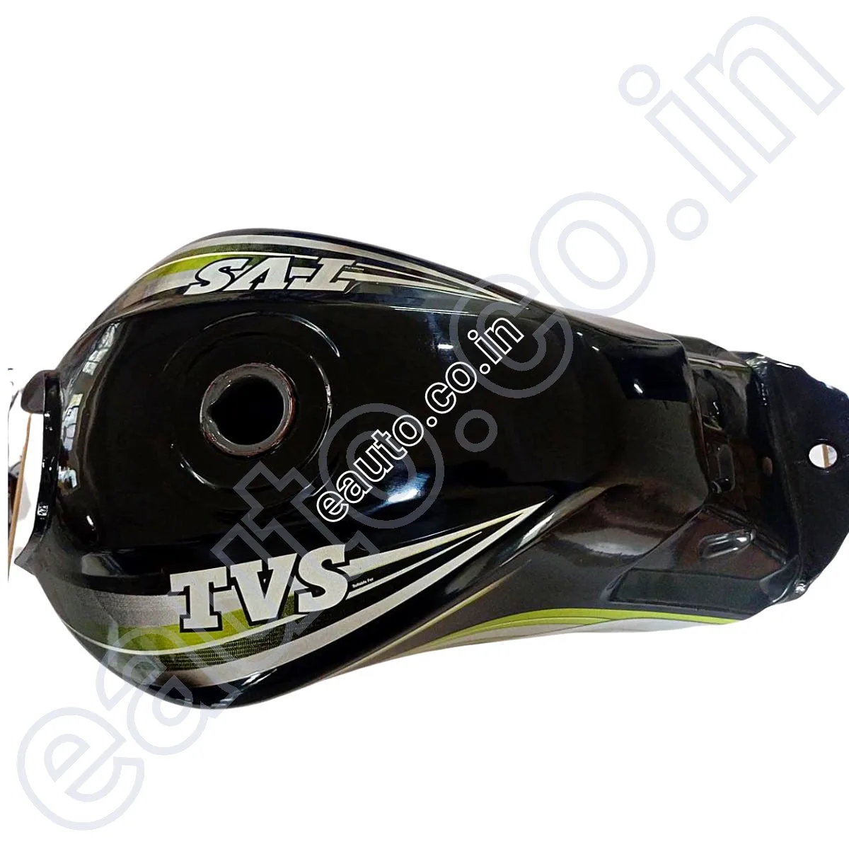 Ensons Petrol Tank for TVS Star Sports |Type 3 | Black/Green 2