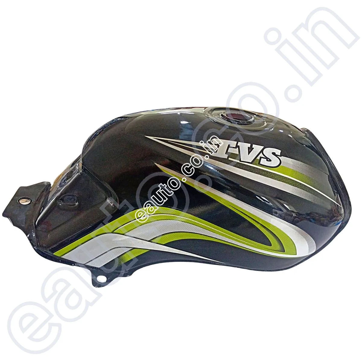 Ensons Petrol Tank for TVS Star Sports |Type 3 | Black/Green 3