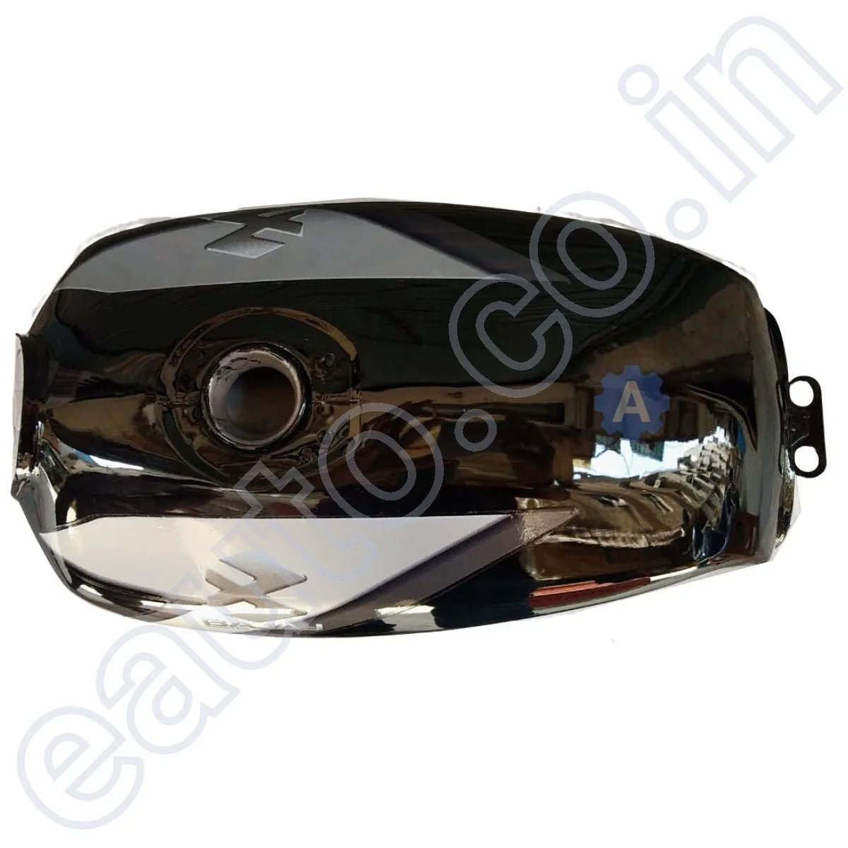 Ensons Petrol Tank for Bajaj CT 100 (Black/Grey) 2