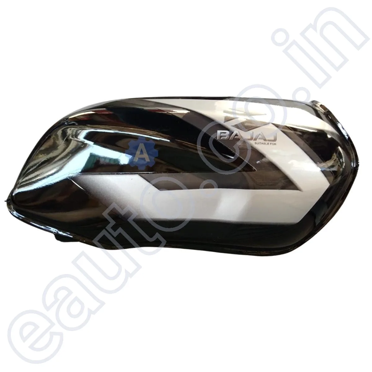 Ensons Petrol Tank for Bajaj CT 100 (Black/Grey) 3