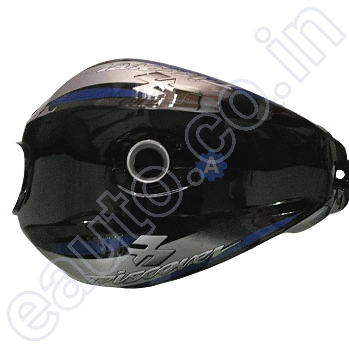 Ensons Petrol Tank for Bajaj Discover 125/135 Digital (KANN Type) (Black/Grey) 2