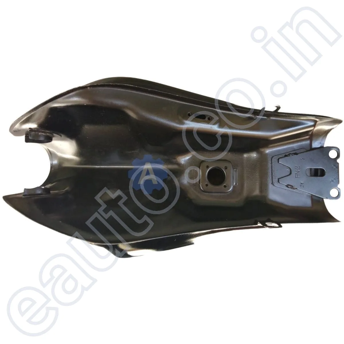 Ensons Petrol Tank for Bajaj Platina 100 (Black/Grey) 3