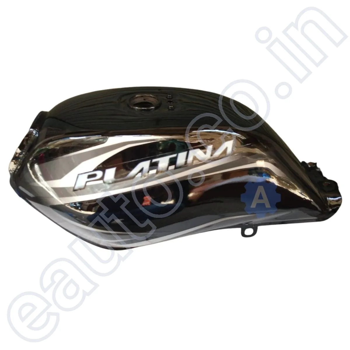 Ensons Petrol Tank for Bajaj Platina 100ES 2014 Model (Black/Grey or SIlver) 3