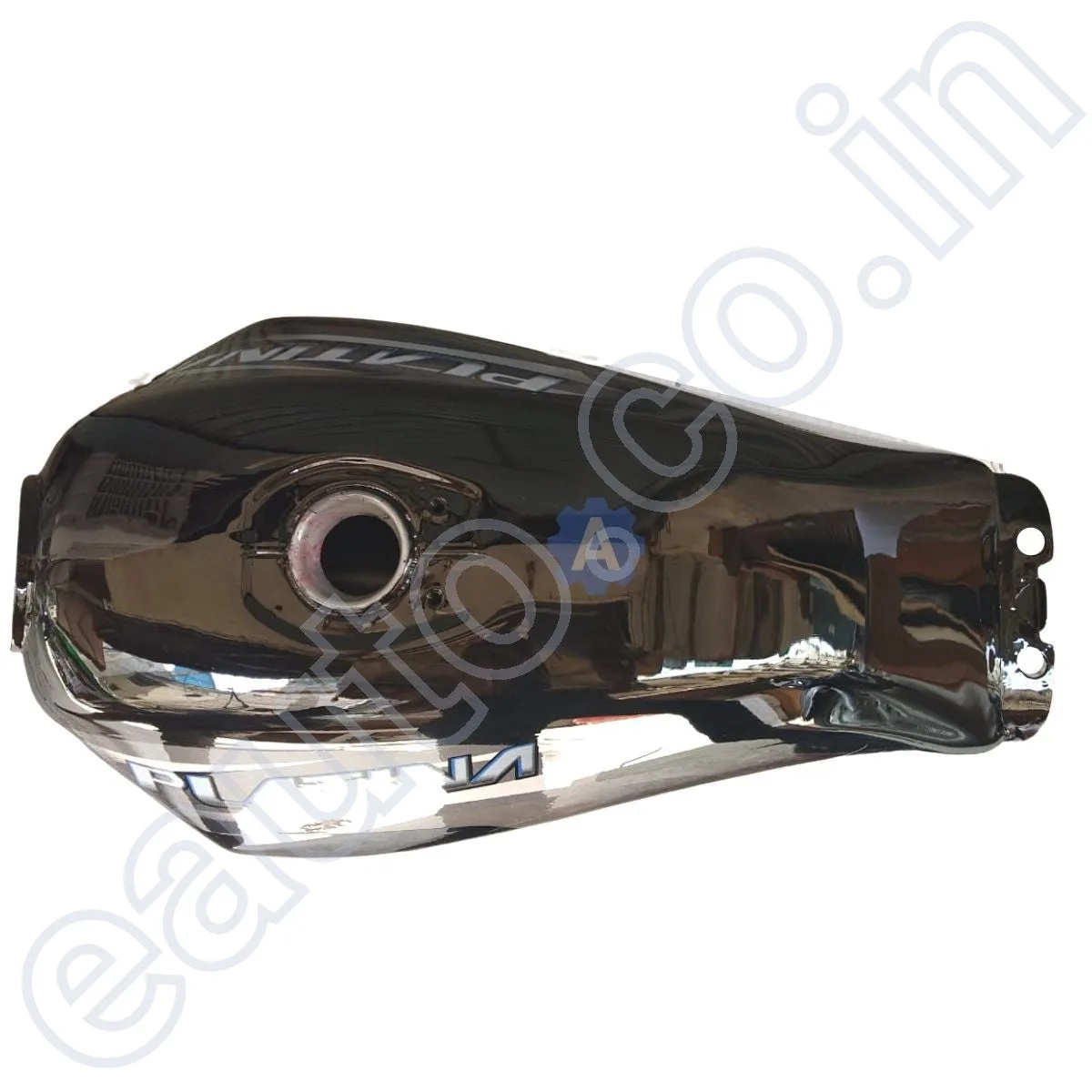Ensons Petrol Tank for Bajaj Platina 125 (Black/Grey) 3