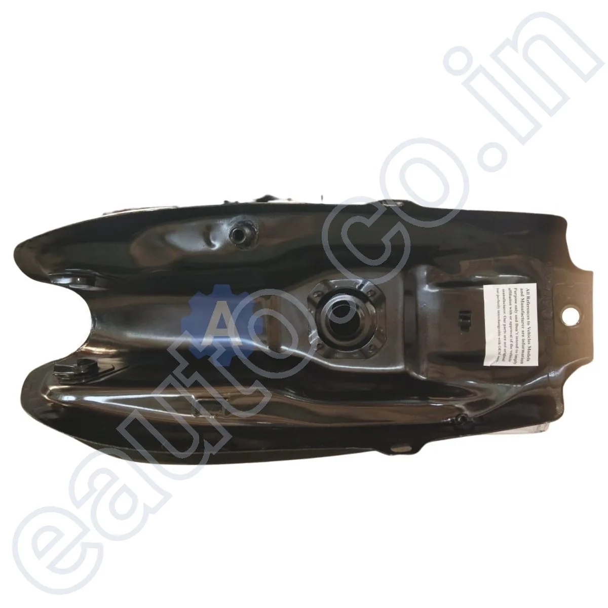 Ensons Petrol Tank for Hero Splendor Pro (Black/Grey) 4