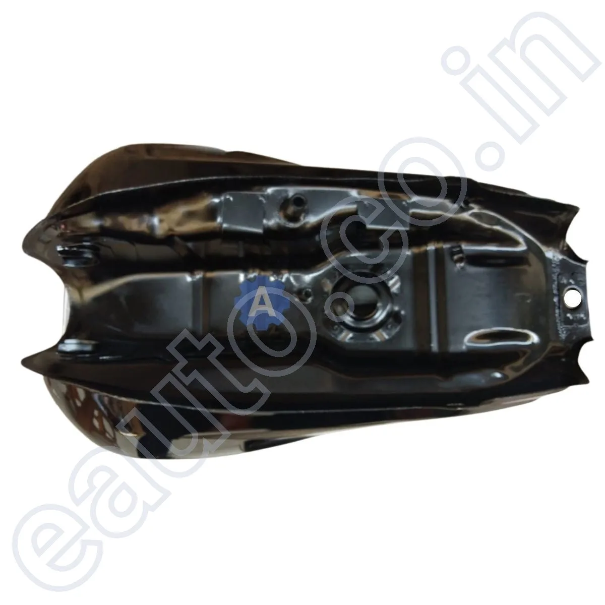 Ensons Petrol Tank for Hero Super Splendor Alloy Wheel Type 4 (Glamour Type Tank Lock) (Black/Grey) 4