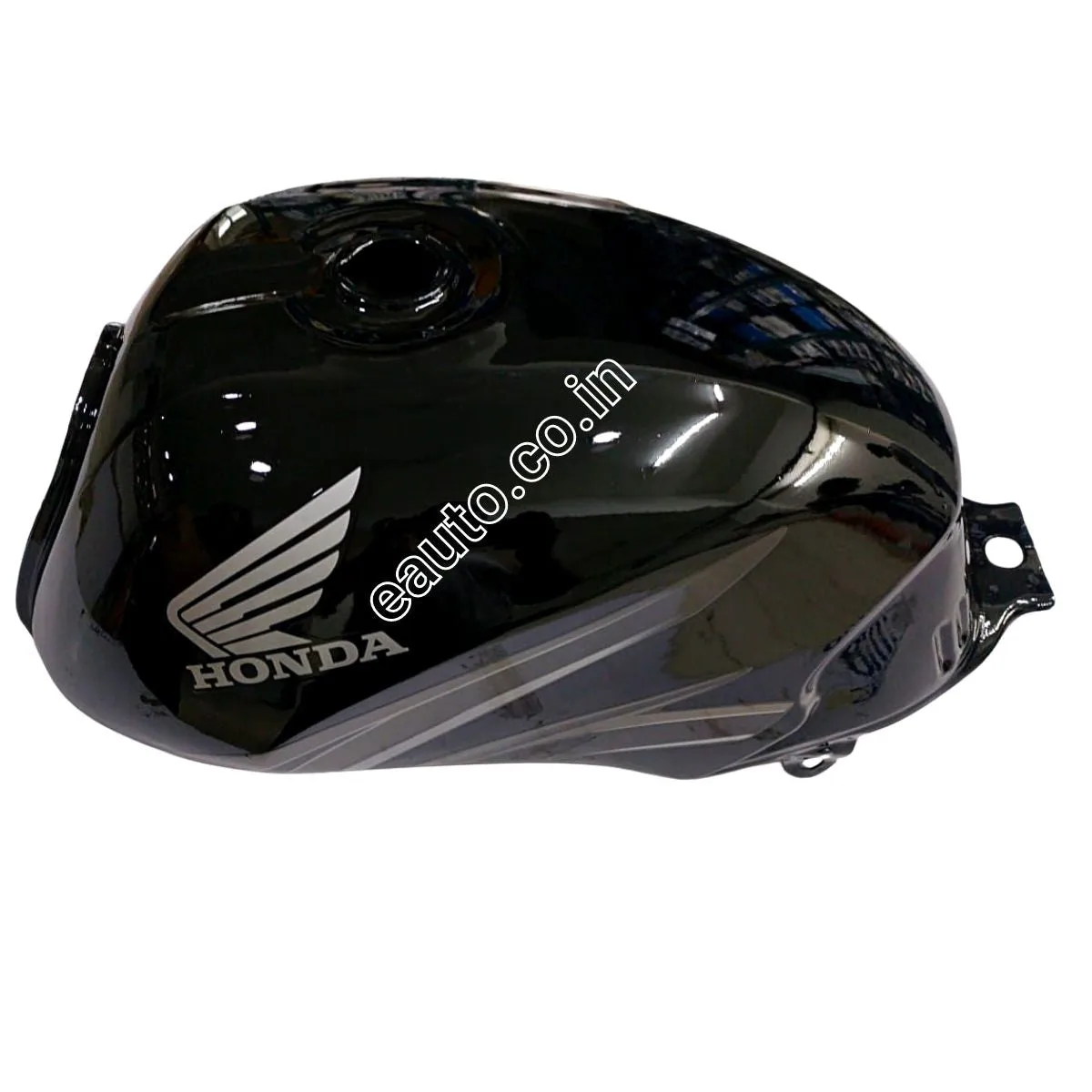 Ensons Petrol Tank for Honda Shine Type 3 (Black/Grey)