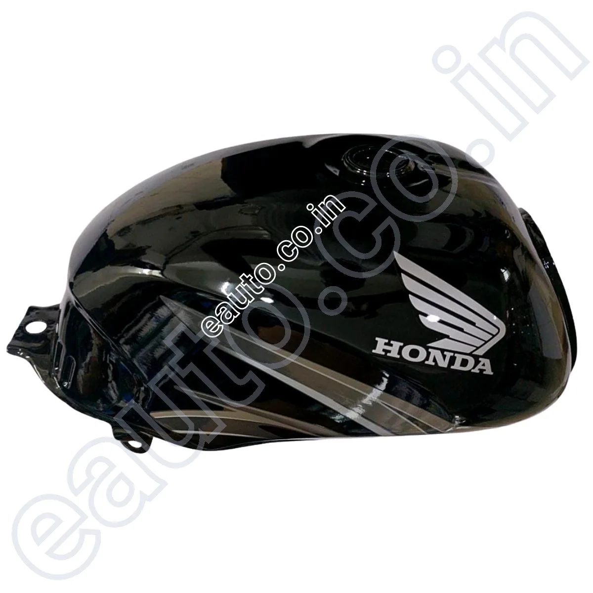 Ensons Petrol Tank for Honda Shine Type 3 (Black/Grey) 3